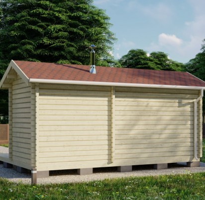 Мобильная баня Ламба 2300*6000 (Без подиума)
